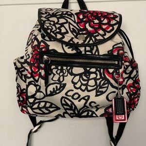 Vintage Coach backpack purse.  Professionally cleaned, no rips, tears or stains.